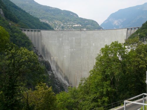 Contra Dam, an arch dam on the Verzasca River