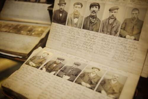 Police archive mugshots and records from the real Peaky Blinders era in Birmingham
