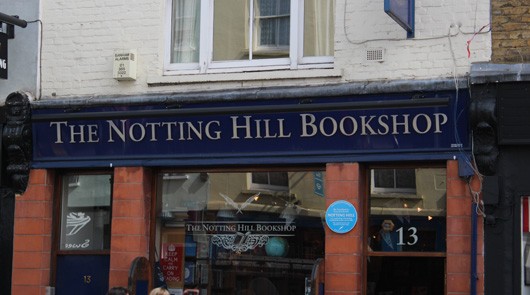 Notting hill tour - travel bookshop inspiration