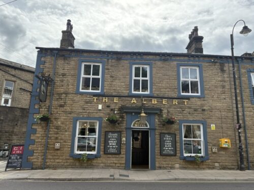 The Albert pub on Albert Street in Hebden Bridge, which became the Duke of Wellington in Riot Women