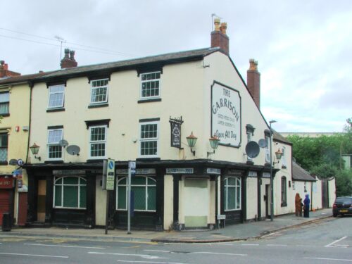 The Garrison pub Bordesley Birmingham exterior linked to Peaky Blinders