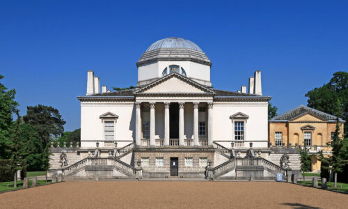 Chiswick House in London, a filming location featured in Bridgerton