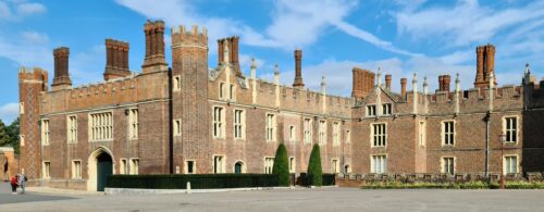 Hampton Court Palace featured as a filming location in Bridgerton.