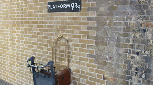 Platform 9/34 location - Harry Potter Tour