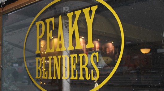 Peaky Blinders Tour Liverpool - Peaky Blinders pub window