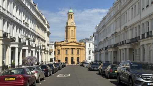 St Peter’s Church and Stanley Gardens filming location from Notting Hill in London